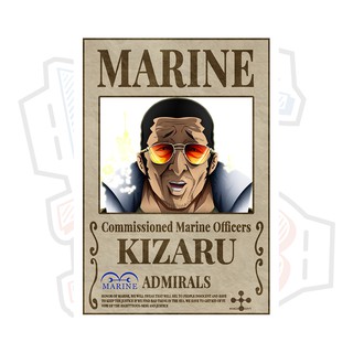 Poster hải quân Marine Kizaru - One Piece