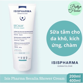[DATE MỚI-CHÍNH HÃNG PHÒNG KHÁM DA]Sữa tắm dưỡng ẩm dành cho da khô, chàm, kích ứng Secalia Shower Cream Isis Pharma