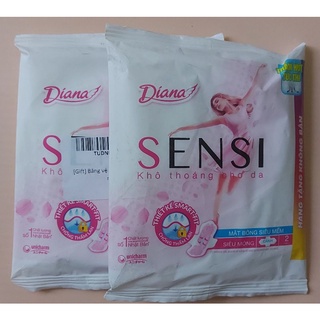Băng vệ sinh Diana Sensi siêu mỏng cánh (8 miếng)