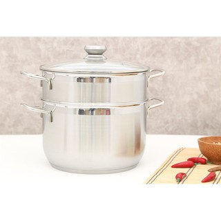 [FREESHIP]  Bộ xửng hấp 3 đáy inox 430 FiveStar Standard bếp từ nắp kính ( 24cm/26cm/28cm/30cm )