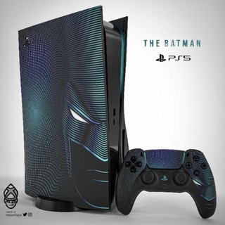 [PS5] Miếng dán trang trí và bảo vệ máy game mẫu Dark Justice
