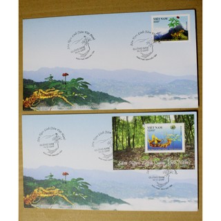 Tem sưu tập MS 1078 FDC Tem Việt Nam Sâm Ngọc Linh 2017 ( 2 cái )