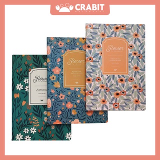 Combo vở kẻ ngang Crabit Flower - 120 trang