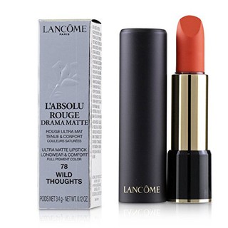 [Bill Pháp] Son lì Lancome L'Absolu Rouge Drama Matte màu cam tươi 78 Wild Thoughts