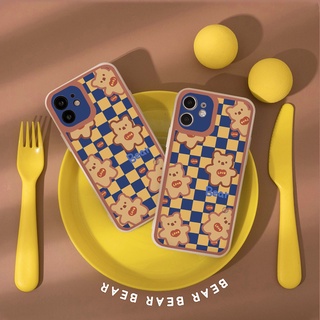 Ốp Iphone hot trend gấu caro ốp lưng 13promax 11 promax 12 pro max 6 6plus 7 plus 8 x xr xsmax