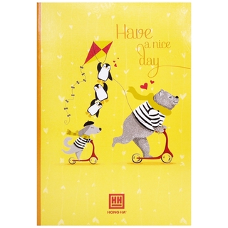 Vở South Star Dreaming Bear - 4 Ly Ngang 200 Trang ĐL 70g/m2 - Hồng Hà 0749 - Màu Vàng