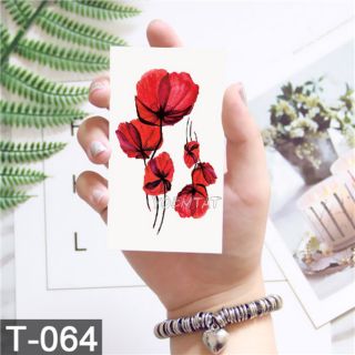 Hình xăm cao cấp t064. Xăm dán tatoo mini tạm thời, size <10x6cm