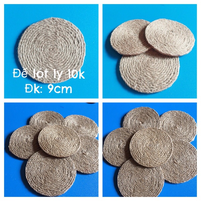 Đế lót ly ( cói thô )