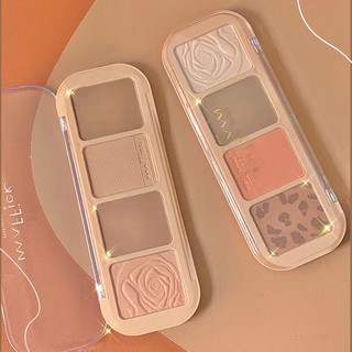 MAFFLICK - Bảng phấn má tạo khối Contouring Powder Palette