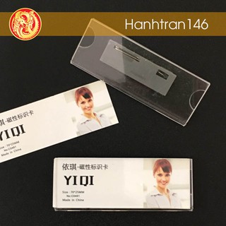 Bảng tên nhân viên - biển tên thay tên mika kim cài