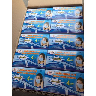 khẩu trang y tế nam anh. 4lớp 50cái hàng cao cấp.