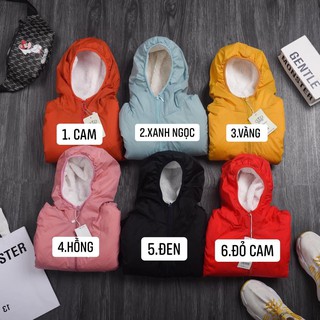 Áo khoác nữ ❤️FREESHIP❤️ Áo Khoác Lót Lông Cừu Siêu Phẩm Mùa Lạnh