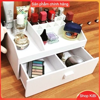 Kệ Đựng Mỹ Phẩm 1 ngăn 25cm màu trắng