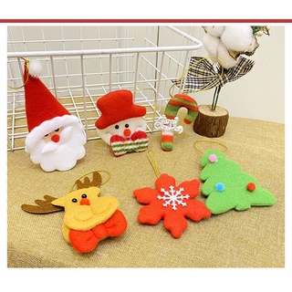 Đồ chơi gấu bông treo cây thông Noel họa tiết ngộ nghĩnh màu đẹp
