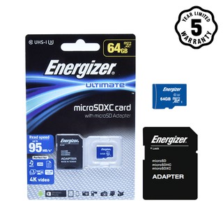 Thẻ nhớ Energizer UL Micro SDXC Card 64GB