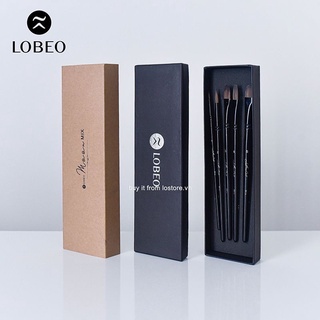 [LỖ STORE] Cọ vẽ Lobeo Moon mix bộ 5 cây