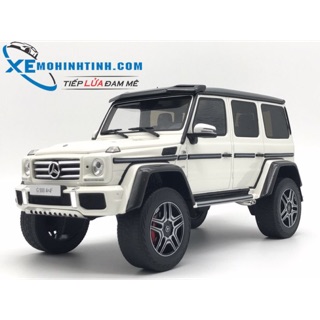 Xe Mô Hình Mercedes-Benz G500 4X4 1:18 Gtspirit (Trắng)