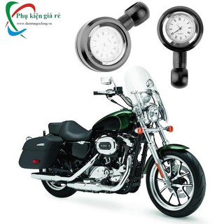 Đồng Hồ Gắn Kính Gương Hậu Xe Máy Chống Nước