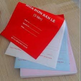 Sổ hóa đơn 3 liên 60 tờ, 90 tờ, khổ A5