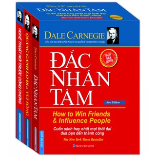 Sách - Đắc nhân tâm (Combo 3 cuốn  + Quẳng gánh lo đi &amp; vui sống + Nghệ thuật nói trước công chúng)