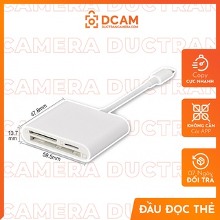 THIẾT BỊ ĐỌC THẺ NHỚ CF/SD/TF CHO IPHONE, IPAD, IPOD