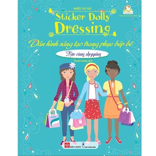 SÁCH - Dán hình trang phục búp bê - Nào cùng shopping