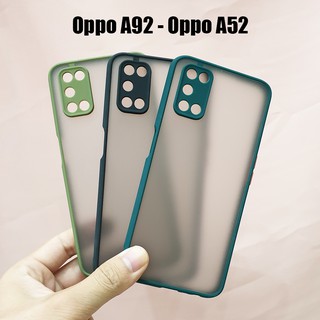 Ốp lưng nhám bảo vệ camera Oppo A92 - Oppo A52