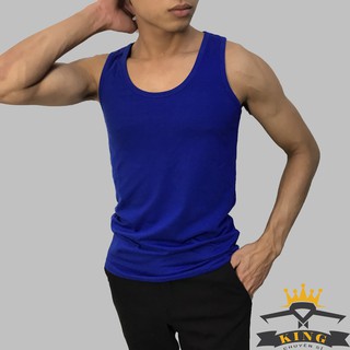 Áo ba lỗ nam KING 3 lỗ sát nách dáng body tập gym, thấm hút mồ hôi , thun co giãn tốt (U05)