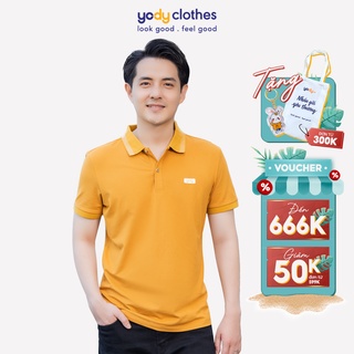 Áo thun polo nam YODY cổ bẻ vải cá sấu cotton cao cấp thoáng mát APM3299