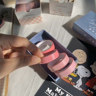 CUỘN WASHI TAPE MÀU TRƠN (ảnh thât) - washi tape trang trí - Tiệm nhà Chun