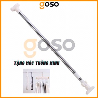 [Hàng Loại 1] Thanh Treo Quần Áo, Thanh Treo Rèm Đa Năng Thông Minh Không Cần Khoan Đục Tường
