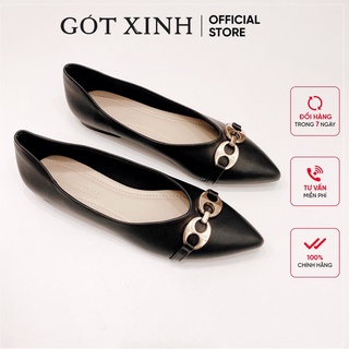 Giày búp bê nữ GÓT XINH GX39 da mờ đế bệt