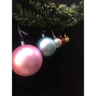 [ HCM ] NOEL - BỊCH 6 CÁI - TRÁI CHÂU MỜ LOẠI LỚN TRANG TRÍ NOEL - 40 Ly-60ly