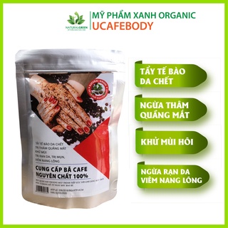 100g Bã cafe tắm trắng tẩy da chết siêu mịn