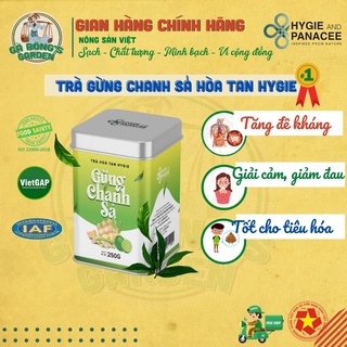 Trà Hòa Tan Gừng Chanh Sả Tăng Đề Kháng Thải Độc Đẹp Da Hygie &amp;Panacee Hộp 250g ❤️FREESHIP 50K❤️