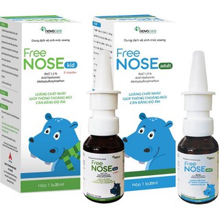 [Chính Hãng + Quà Tặng] Xịt thông mũi FREENOSE 20ml