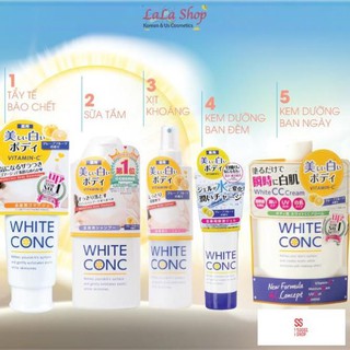 Dòng Sản Phẩm Tắm Trắng Dưỡng Thể Trắng Da White Conc Nhật Bản