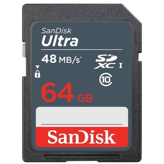 Thẻ nhớ Máy Ảnh SDXC SanDisk Ultra 320x 64GB Class 10 UHS-I 48MB/s (Xám)