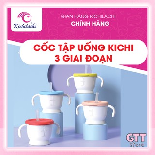 Cốc tập uống cho bé 3 giai đoạn đa năng Kichilachi chính hãng COC01