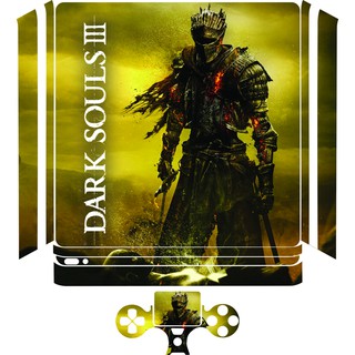 Miếng dán máy game ps4 slim fat pro - Dark soul 3