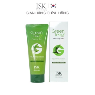 Tẩy Tế Bào Chết Dạng Gel ISK Green Tea Peeling Trà Xanh Làm Sạch, Dưỡng Ẩm Cho Da Dung Tích 180ml