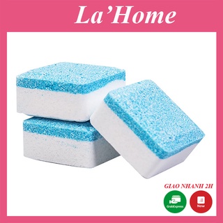 Viên tẩy vệ sinh lồng máy giặt La'Home, sủi sạch vi khuẩn, tẩy sạch cặn bẩn lồng giặt