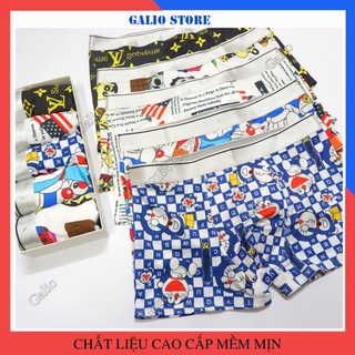 Quần sịp nam hoạt hình, Quần lót nam thun lạnh cao cấp siêu nhẹ co giãn 4 chiều - GALIO