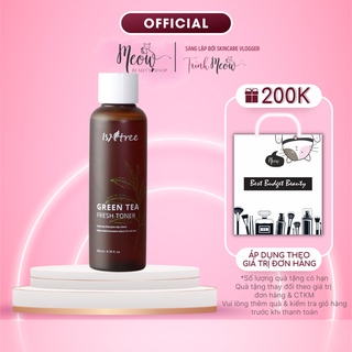 Toner Isntree chiết xuất trà xanh dịu da Green Tea Fresh Toner (200ml)