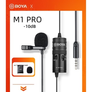 Mic ghi âm cài áo Boya BY- M1 PRO xử lý tiếng ồn thấp cho điện thoại , máy tính, máy ảnh bảo hành 12 tháng