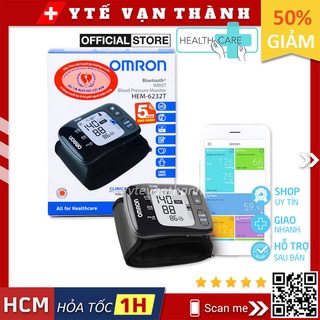 ✅ [Chính Hãng DKSH] Máy Đo Huyết Áp Cổ Tay- Omron HEM-6232T, 6232T (Kết Nối Smartphone) -VT0522