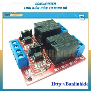 Mạch Relay Mini 2 Kênh 12V RL-M2-12V