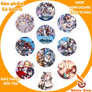 <20/640 MẪU> Huy hiệu anime Azur Lane,Kancolle-Kantai collection: Bismarck,Yamato,Enterprise,Shimakaze