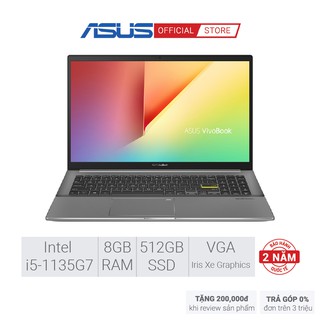 [ELBAU7 giảm 7% tối đa 1TR] Laptop Asus VivoBook S15 S533EQ-BQ011T (i5 1135G7/8GB RAM/512GB SSD/15.6 FHD/MX350 2GB