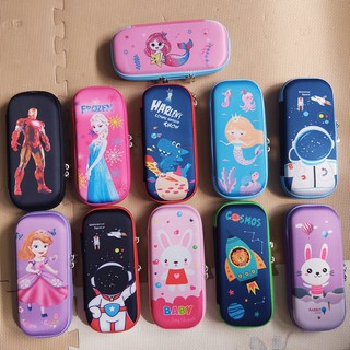 [HCM- hình thật] Bóp viết in hoạt hình Elsa, Marvel, Spiderman - Hộp bút Avengers cho học sinh - Selenshop